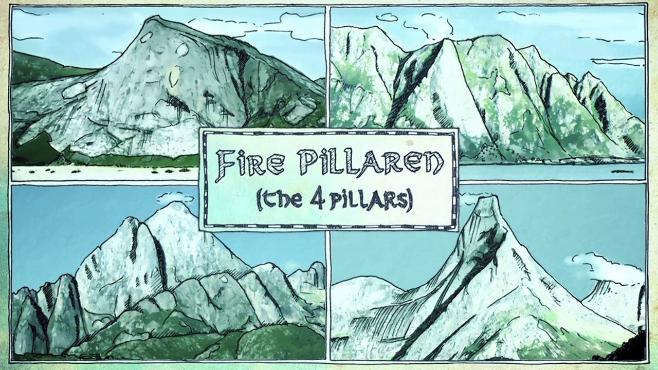 Video, los cuatro pilares de las islas Lofoten