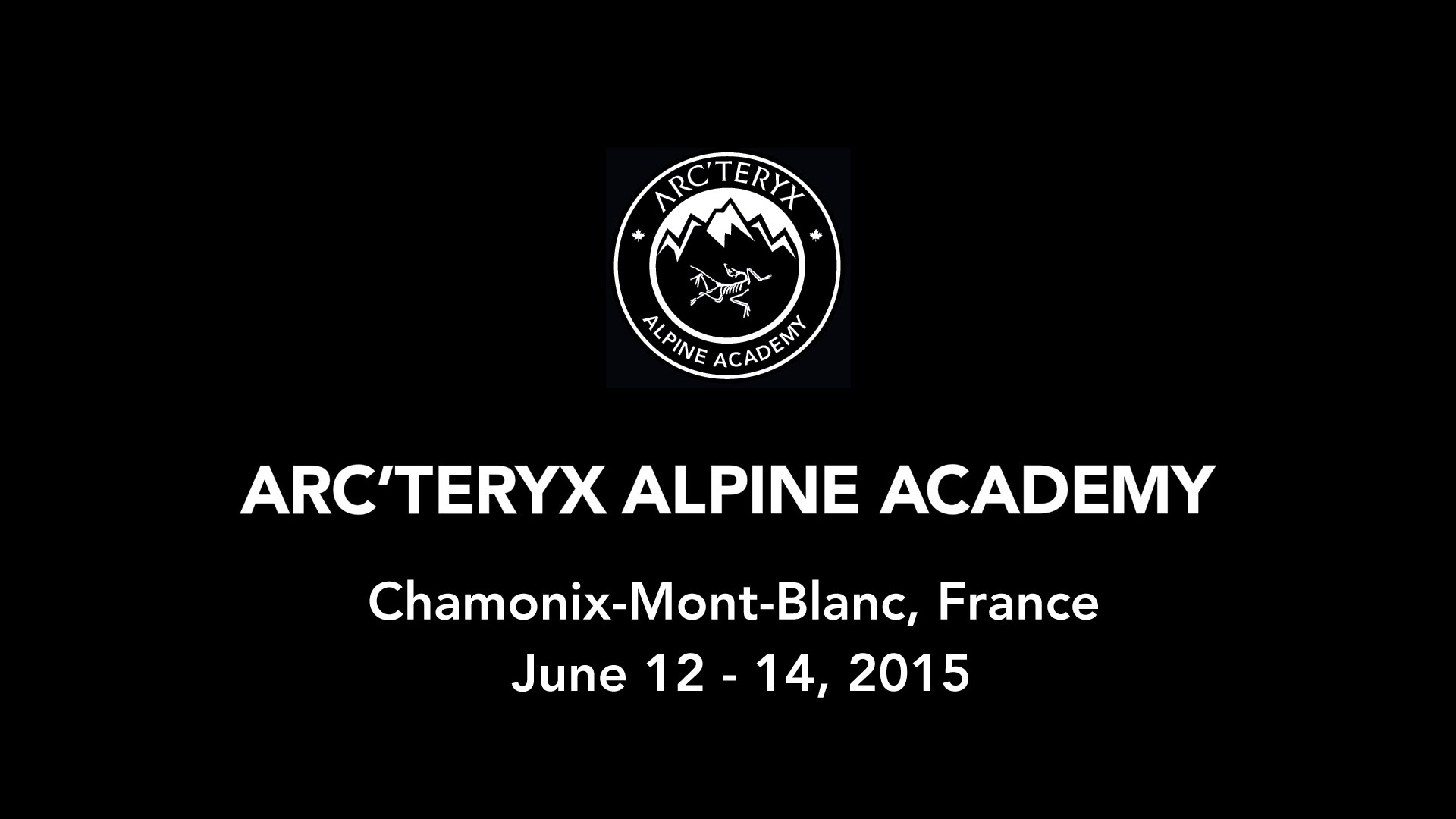 Llega la cuarta edición del Arc’teryx Alpine Academy