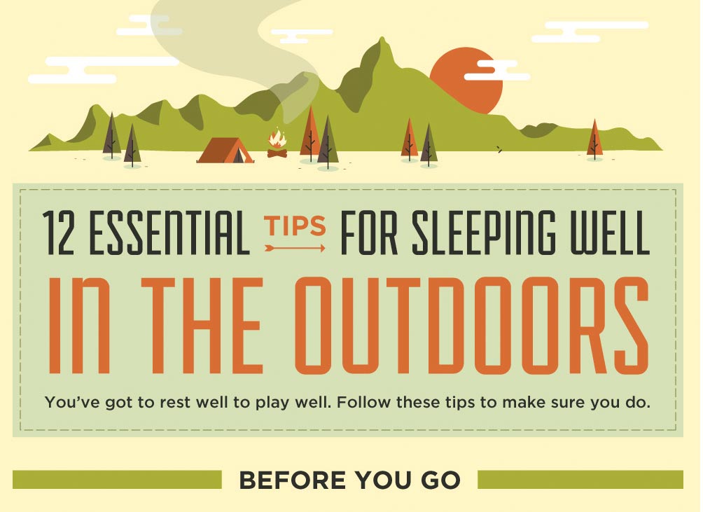 12 trucos para dormir bien en el monte