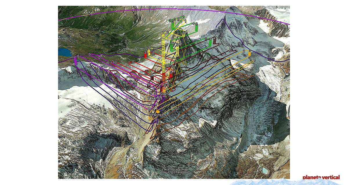 Mapa 3D del Cervino con drones