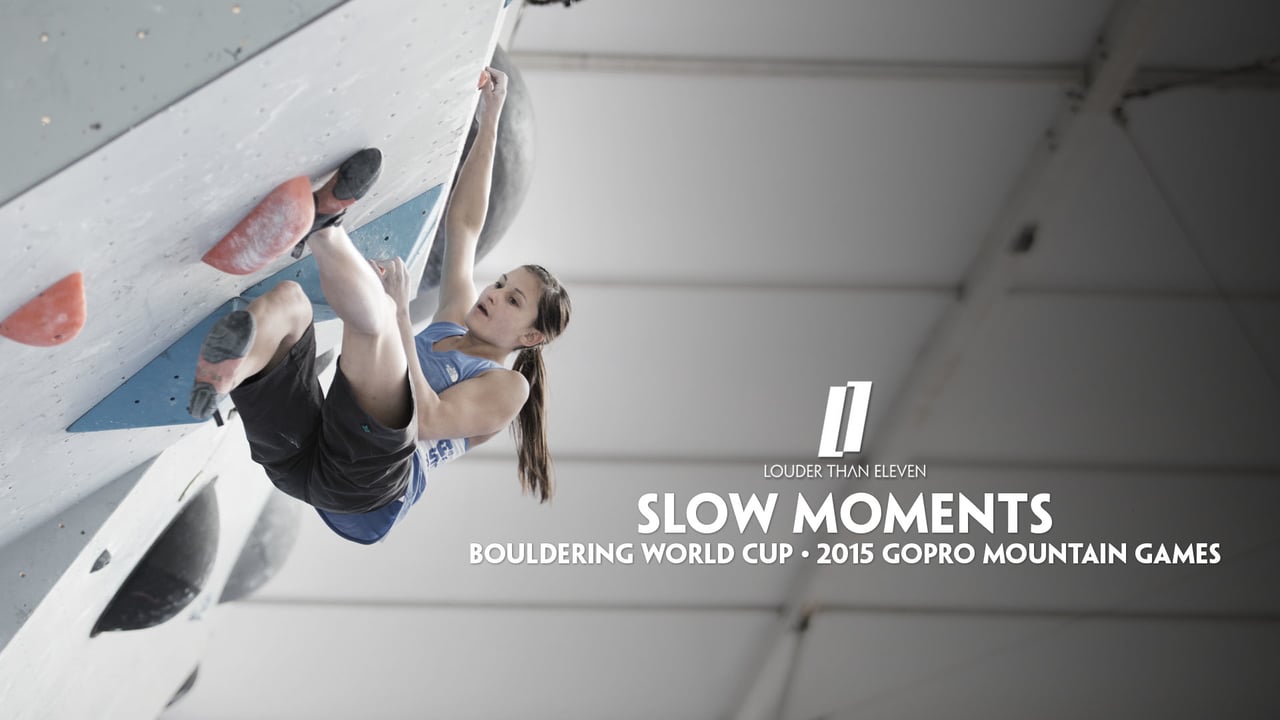 Video, Copa del Mundo de boulder a cámara lenta