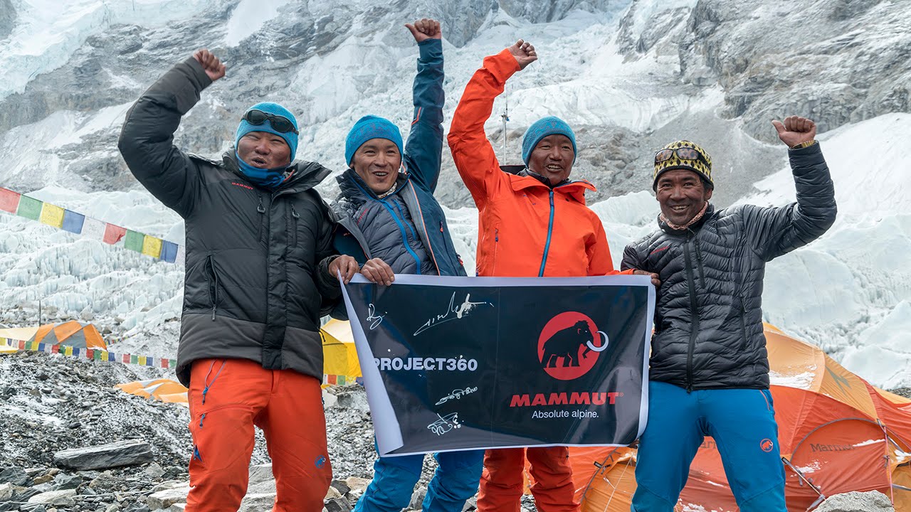 El Project 360 de Mammut llega al Everest